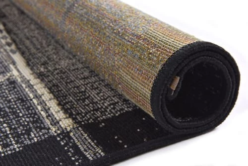 Gino Falcone Tapis Extérieur Tapis D'extérieur Tissé Plat - Gris Multicolore 160x235 Cm 8 Gino Falcone Tapis Extérieur Tapis D'extérieur Tissé Plat - Gris Multicolore 160x235 Cm – Image 6