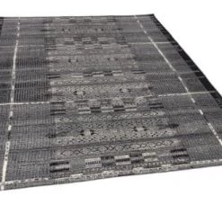 Gino Falcone Tapis Extérieur Tapis D'extérieur Tissé Plat - Gris Multicolore 200x285 Cm -Tapis extérieur Soldes tapis d exterieur tisse plat gris multicolore 200x285 cm 1