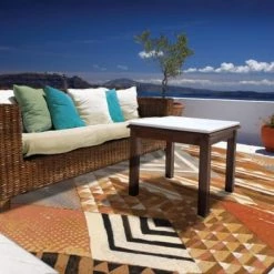 Gino Falcone Tapis Extérieur Tapis D'extérieur Tissé Plat - Marron Multicolore 160x235 Cm -Tapis extérieur Soldes tapis d exterieur tisse plat marron multicolore 160x235 cm 1