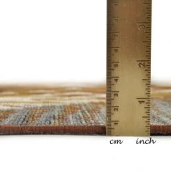 Gino Falcone Tapis Extérieur Tapis D'extérieur Tissé Plat - Marron Multicolore 160x235 Cm -Tapis extérieur Soldes tapis d exterieur tisse plat marron multicolore 160x235 cm 2