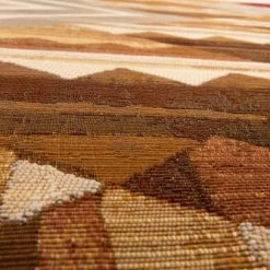 Gino Falcone Tapis Extérieur Tapis D'extérieur Tissé Plat - Marron Multicolore 80x165 Cm -Tapis extérieur Soldes tapis d exterieur tisse plat marron multicolore 80x165 cm 3