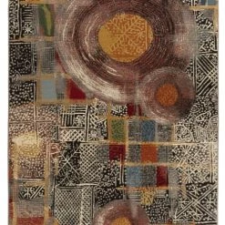 Gino Falcone Tapis Extérieur Tapis D'extérieur Tissé Plat - Multicolore 80x165 Cm