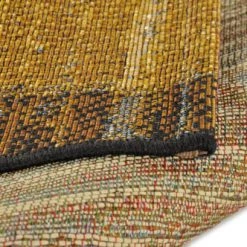 Gino Falcone Tapis Extérieur Tapis D'extérieur Tissé Plat - Or 240x340 Cm -Tapis extérieur Soldes tapis d exterieur tisse plat or 240x340 cm 4