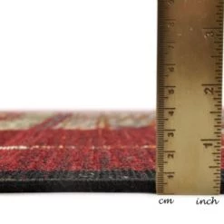 Gino Falcone Tapis Extérieur Tapis D'extérieur Tissé Plat - Rouge 120x180 Cm -Tapis extérieur Soldes tapis d exterieur tisse plat rouge 120x180 cm 2