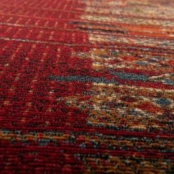 Gino Falcone Tapis Extérieur Tapis D'extérieur Tissé Plat - Rouge Foncé 300x400 Cm -Tapis extérieur Soldes tapis d exterieur tisse plat rouge fonce 300x400 cm 3