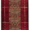Gino Falcone Tapis Extérieur Tapis D'extérieur Tissé Plat - Rouge Foncé 60x100 Cm -Tapis extérieur Soldes tapis d exterieur tisse plat rouge fonce 60x100 cm
