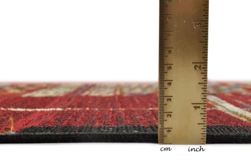 Gino Falcone Tapis Extérieur Tapis D'extérieur Tissé Plat - Rouge Foncé 60x100 Cm 5 Gino Falcone Tapis Extérieur Tapis D'extérieur Tissé Plat - Rouge Foncé 60x100 Cm – Image 3