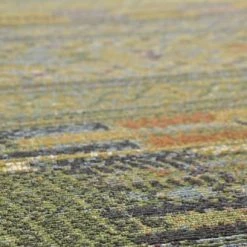 Gino Falcone Tapis Extérieur Tapis D'extérieur Tissé Plat - Vert Multicolore 160x235 Cm -Tapis extérieur Soldes tapis d exterieur tisse plat vert multicolore 160x235 cm 2