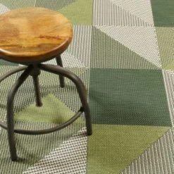 Wecon Home Tapis Extérieur Tapis De Couloir Exterieur Tons De Vert Résistant 80x300 -Tapis extérieur Soldes tapis de couloir exterieur tons de vert resistant 80x300 2