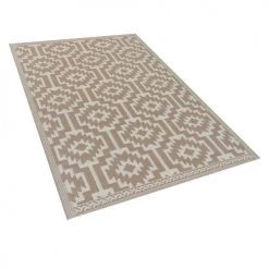Beliani Tapis Extérieur Tapis En Plastique Beige 180x120cm -Tapis extérieur Soldes tapis en plastique beige 180x120cm 14