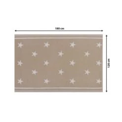 Beliani Tapis Extérieur Tapis En Plastique Beige 180x120cm -Tapis extérieur Soldes tapis en plastique beige 180x120cm 3
