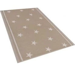 Beliani Tapis Extérieur Tapis En Plastique Beige 180x120cm -Tapis extérieur Soldes tapis en plastique beige 180x120cm 4