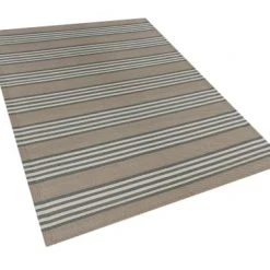 Beliani Tapis Extérieur Tapis En Plastique Beige 230x160cm -Tapis extérieur Soldes tapis en plastique beige 230x160cm 4