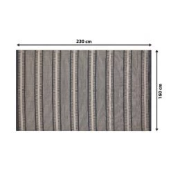 Beliani Tapis Extérieur Tapis En Plastique Beige 230x160cm -Tapis extérieur Soldes tapis en plastique beige 230x160cm 9