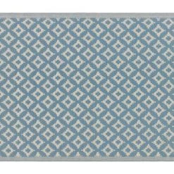 Beliani Tapis Extérieur Tapis En Plastique Bleu 180x120cm