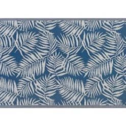 Beliani Tapis Extérieur Tapis En Plastique Bleu 180x120cm -Tapis extérieur Soldes tapis en plastique bleu 180x120cm