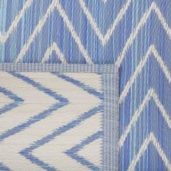 Beliani Tapis Extérieur Tapis En Plastique Bleu 180x120cm -Tapis extérieur Soldes tapis en plastique bleu 180x120cm 27