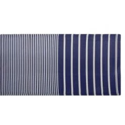 Beliani Tapis Extérieur Tapis En Plastique Bleu 180x90cm