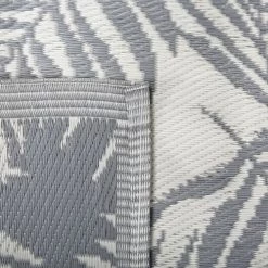 Beliani Tapis Extérieur Tapis En Plastique Gris 180x120cm -Tapis extérieur Soldes tapis en plastique gris 180x120cm 2