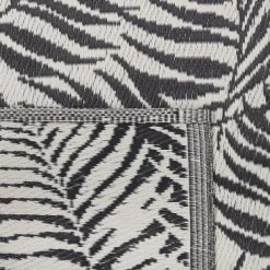 Beliani Tapis Extérieur Tapis En Plastique Noir 180x120cm -Tapis extérieur Soldes tapis en plastique noir 180x120cm 5