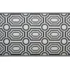 Beliani Tapis Extérieur Tapis En Plastique Noir 180x90cm -Tapis extérieur Soldes tapis en plastique noir 180x90cm