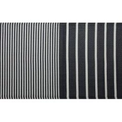 Beliani Tapis Extérieur Tapis En Plastique Noir 180x90cm