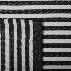 Beliani Tapis Extérieur Tapis En Plastique Noir 180x90cm -Tapis extérieur Soldes tapis en plastique noir 180x90cm 7