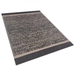 Beliani Tapis Extérieur Tapis En Plastique Noir 230x160cm -Tapis extérieur Soldes tapis en plastique noir 230x160cm 2