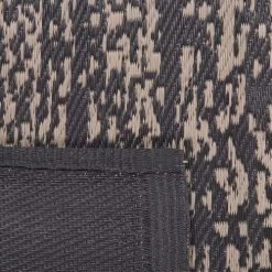 Beliani Tapis Extérieur Tapis En Plastique Noir 230x160cm -Tapis extérieur Soldes tapis en plastique noir 230x160cm 4