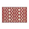 Beliani Tapis Extérieur Tapis En Plastique Rouge 180x120cm -Tapis extérieur Soldes tapis en plastique rouge 180x120cm