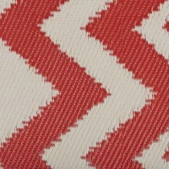 Beliani Tapis Extérieur Tapis En Plastique Rouge 180x120cm -Tapis extérieur Soldes tapis en plastique rouge 180x120cm 5