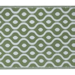 Beliani Tapis Extérieur Tapis En Plastique Vert 180x120cm