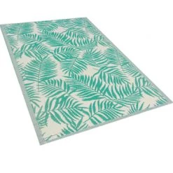Beliani Tapis Extérieur Tapis En Plastique Vert 180x120cm -Tapis extérieur Soldes tapis en plastique vert 180x120cm 3