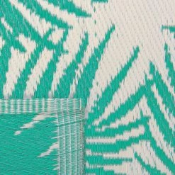 Beliani Tapis Extérieur Tapis En Plastique Vert 180x120cm -Tapis extérieur Soldes tapis en plastique vert 180x120cm 4