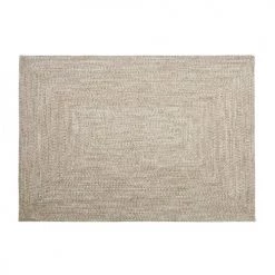 Maisons Du Monde Tapis Extérieur Tapis En Polyester Recyclé Beige 140x200, OEKO-TEX®