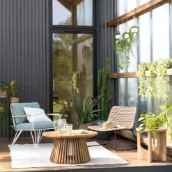 Maisons Du Monde Tapis Extérieur Tapis En Polyester Recyclé Beige 140x200, OEKO-TEX® -Tapis extérieur Soldes tapis en polyester recycle beige 140x200 oeko tex 1000 11 21 212647 4