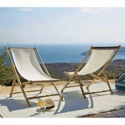 Maisons Du Monde Tapis Extérieur Tapis En Polypropylène Blanc 180x270 -Tapis extérieur Soldes tapis en polypropylene blanc 180x270 1000 11 2 131489 4