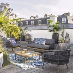 Maisons Du Monde Tapis Extérieur Tapis En Polypropylène Multicolore Imprimé 160x230 -Tapis extérieur Soldes tapis en polypropylene multicolore imprime 160x230 1000 12 1 200204 4