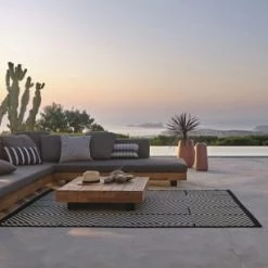 Maisons Du Monde Tapis Extérieur Tapis En Polypropylène Noir Et Beige 160x230 -Tapis extérieur Soldes tapis en polypropylene noir et beige 160x230 1000 8 21 200880 3