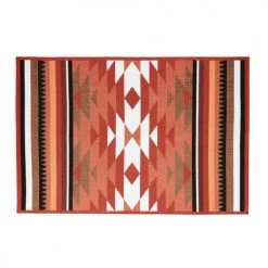Maisons Du Monde Tapis Extérieur Tapis En Polypropylène Terracotta Motifs Graphiques 160x230