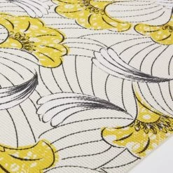 Maisons Du Monde Tapis Extérieur Tapis Et Sac Yoga Imprimé Fleurs Beiges, Noires Et Jaunes 61x170 -Tapis extérieur Soldes tapis et sac yoga imprime fleurs beiges noires et jaunes 61x170 1000 16 8 200293 3
