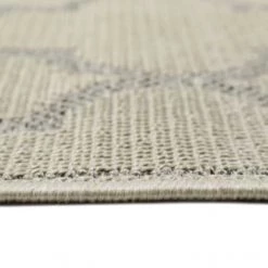 Wecon Home Tapis Extérieur Tapis Exterieur Beige Motif Oriental Gris 290x200 -Tapis extérieur Soldes tapis exterieur beige motif oriental gris 290x200 5