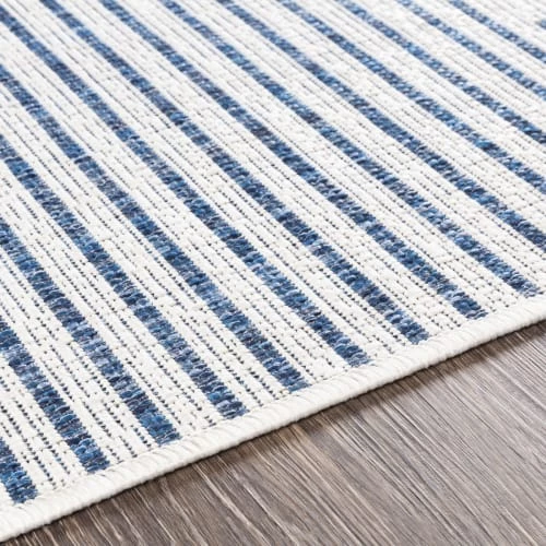 Surya Tapis Extérieur, Bleu, Marine Et Blanc - 160x231cm 5 Surya Tapis Extérieur, Bleu, Marine Et Blanc - 160x231cm – Image 3