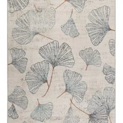 Esprit Tapis Extérieur Tapis Exterieur Design Motif Floral Tissé Plat Beige 160x225