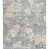 Esprit Tapis Extérieur Tapis Exterieur Design Motif Floral Tissé Plat Bleu 120x170 -Tapis extérieur Soldes tapis exterieur design motif floral tisse plat bleu 120x170 1