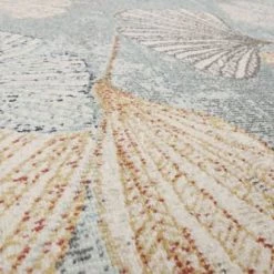 Esprit Tapis Extérieur Tapis Exterieur Design Motif Floral Tissé Plat Bleu 133x200 -Tapis extérieur Soldes tapis exterieur design motif floral tisse plat bleu 133x200 4