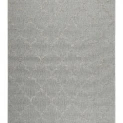 Wecon Home Tapis Extérieur Gris Motif Oriental Beige Pour Entrée, Jardin 200x133