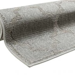 Wecon Home Tapis Extérieur Gris Motif Oriental Beige Pour Entrée, Jardin 290x200 -Tapis extérieur Soldes tapis exterieur gris motif oriental beige pour entree jardin 290x200 4