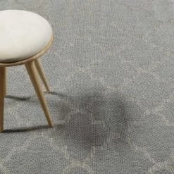 Wecon Home Tapis Extérieur Gris Motif Oriental Beige Pour Entrée, Jardin 80x150 -Tapis extérieur Soldes tapis exterieur gris motif oriental beige pour entree jardin 80x150 2