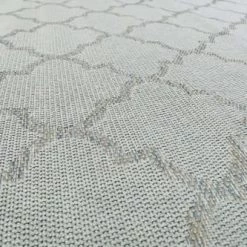 Wecon Home Tapis Extérieur Tapis Exterieur Gris Motif Oriental Gris Bleu 80x150 -Tapis extérieur Soldes tapis exterieur gris motif oriental gris bleu 80x150 3